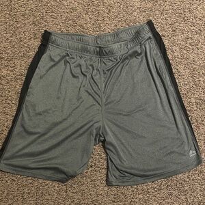 RBX Men's Athletic Shorts in Gray and Black